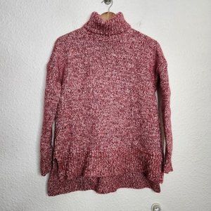 J.Crew Marled Italian Wool Blend Turtleneck Sweater Women's Size Small F8295